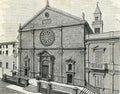 Giuseppe Barberis Acquaviva delle Fonti: facade of the cathedral 1898 Fine Art Print