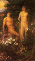 George Frederick Watts Adam and Eve before the Temptation 1896 Fine Art Print