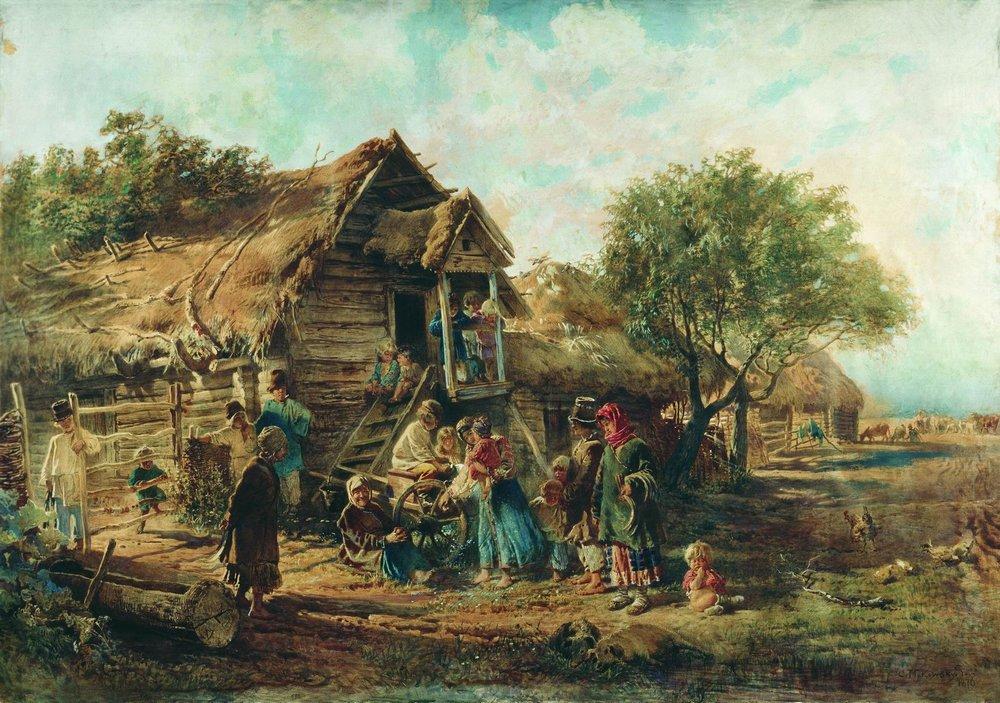 Konstantin Makovsky After the Market 1876 Fine Art Print