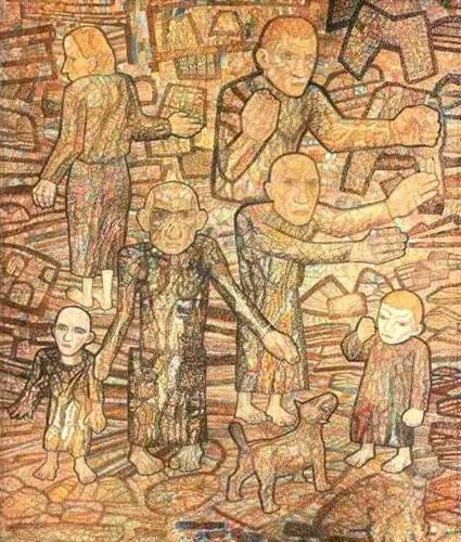 Pavel Filonov After the Raid 1938 Fine Art Print