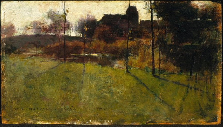 Willard Metcalf Afternoon by the River at Grez 1884 Fine Art Print