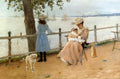 William Merritt Chase Afternoon by the Sea (aka Gravesend Bay) 1888 Fine Art Print