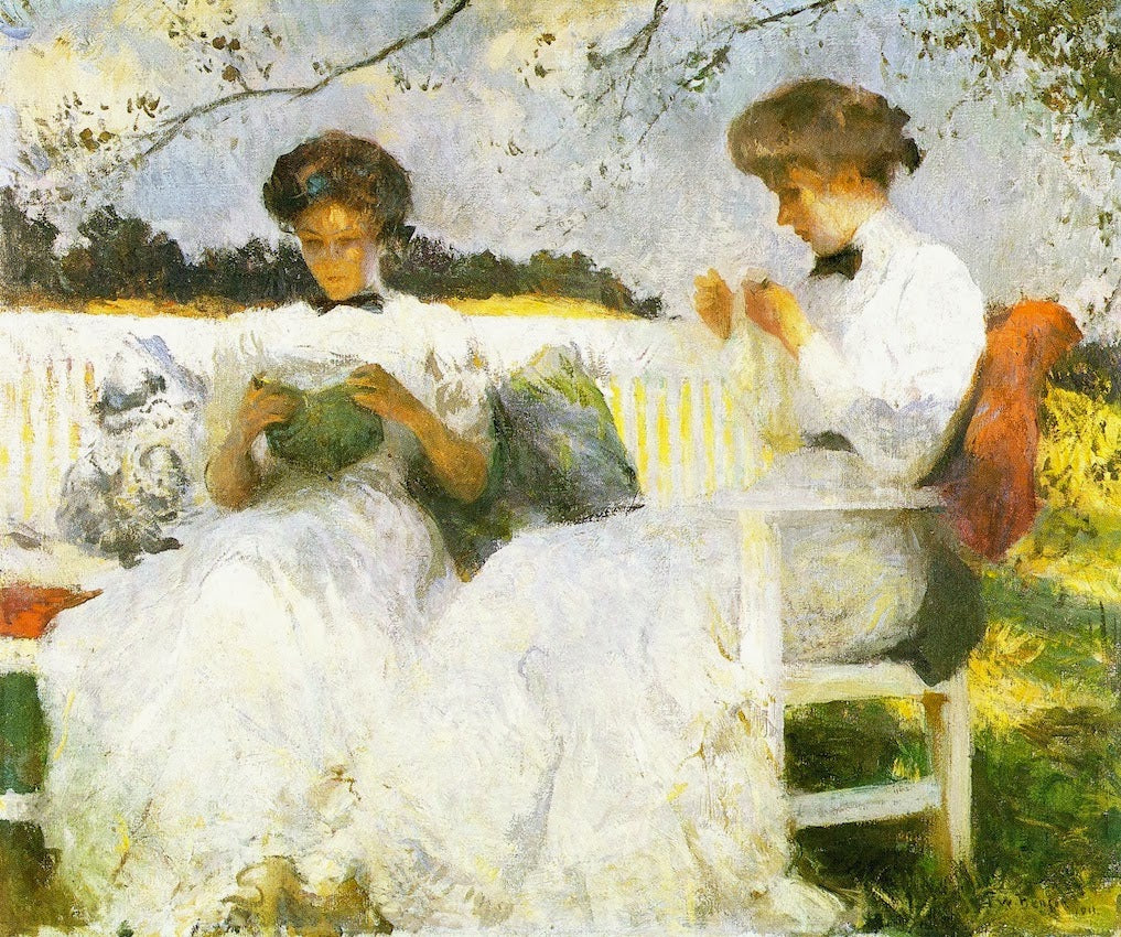 Frank W. Benson Afternoon in September 1913 Fine Art Print