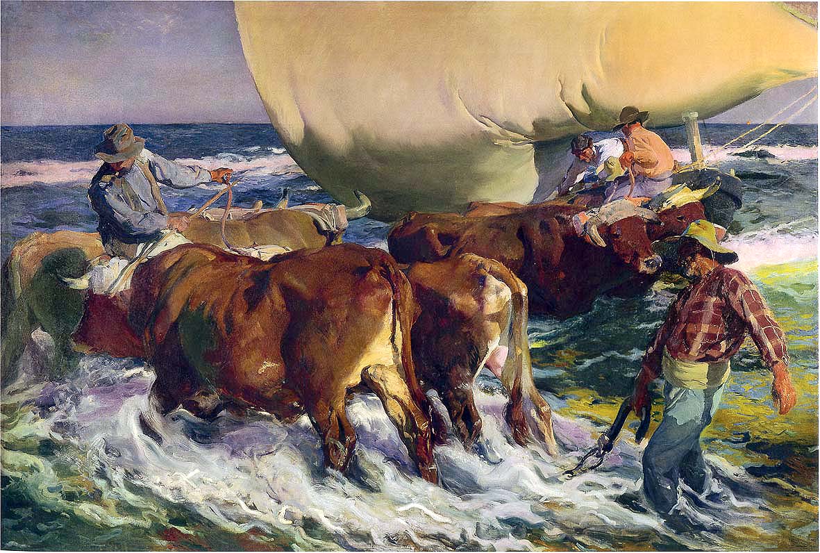 Joaquín Sorolla Afternoon Sun 1903 Fine Art Print