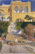 Joaquín Sorolla Afternoon sun at the Alcázar of Seville 1910 Fine Art Print