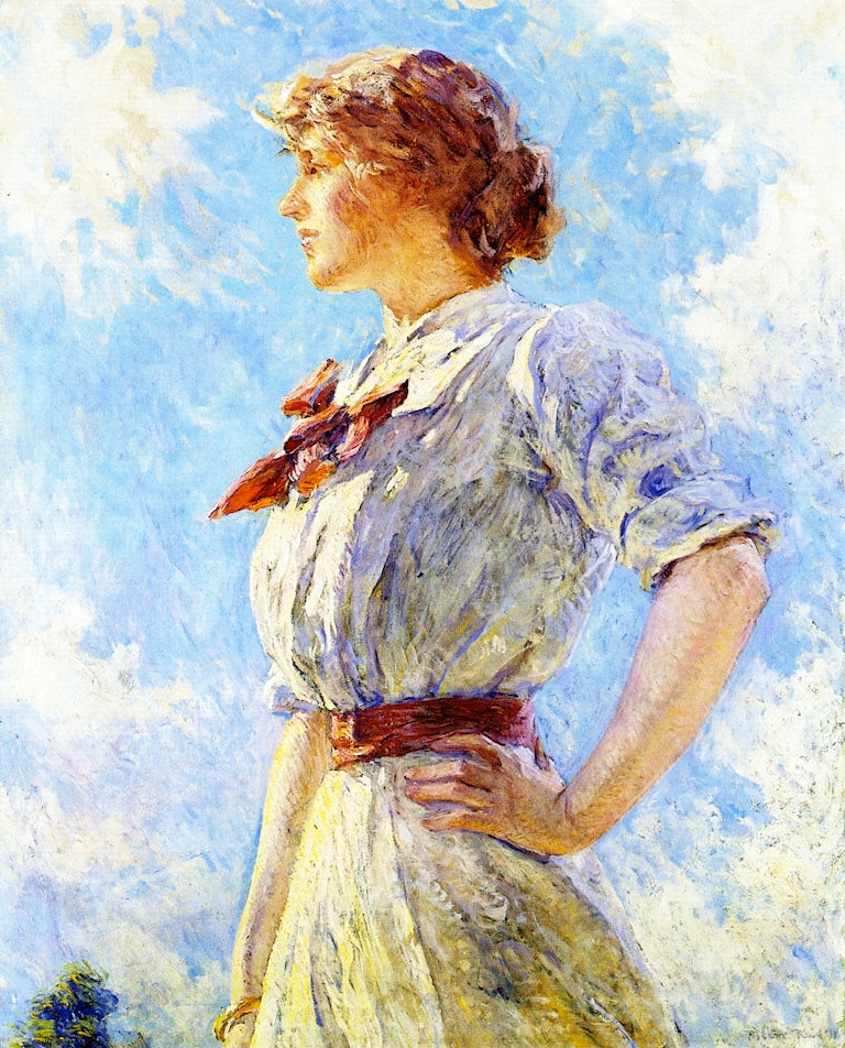 Robert Lewis Reid Against the Sky 1911 Fine Art Print