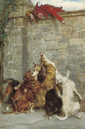 Briton Riviere Aggravation 1896 Fine Art Print