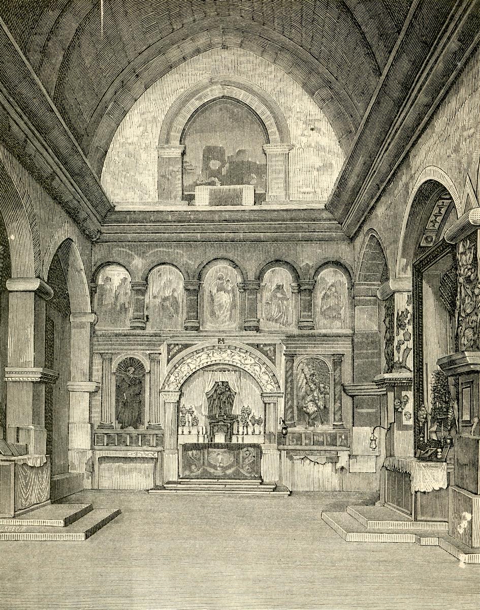 Giuseppe Barberis Interno Della Chiesa Di San Nicola 1893 Fine Art Print