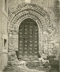 Giuseppe Barberis Agrigento Porta Della Chiesa Di San Giorgio 1893 Fine Art Print