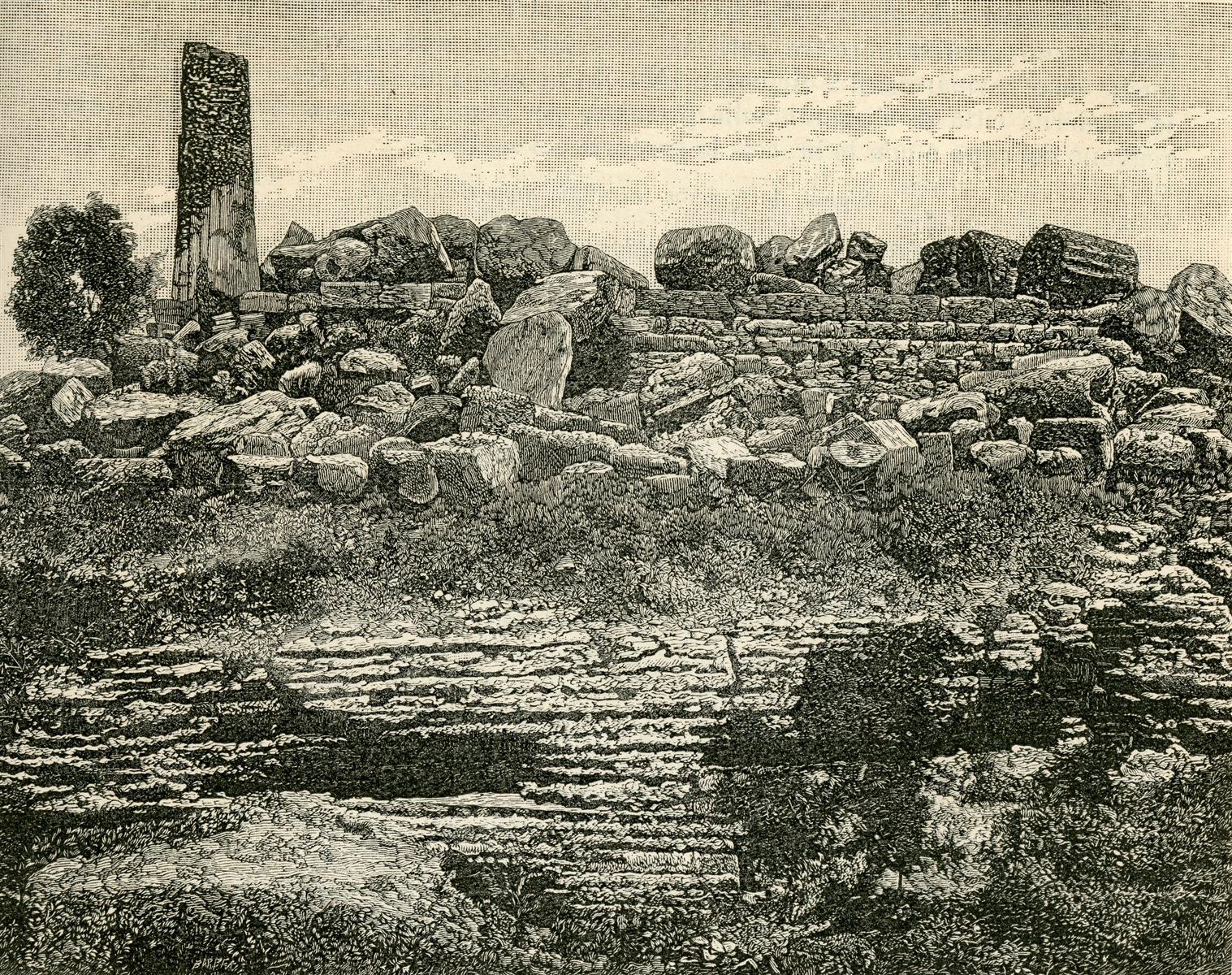 Giuseppe Barberis Tempio Di Ercole 1893 Fine Art Print