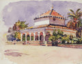 Vasily Surikov Alcázar of Seville 1910 Fine Art Print