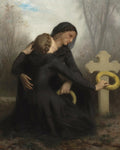 William-Adolphe Bouguereau All Saints Day 1859 Fine Art Print