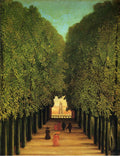 Henri Rousseau Alleyway in the Park of Saint Cloud 1908 Fine Art Print