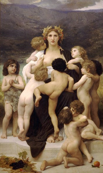 William-Adolphe Bouguereau Alma Parens 1883 Fine Art Print