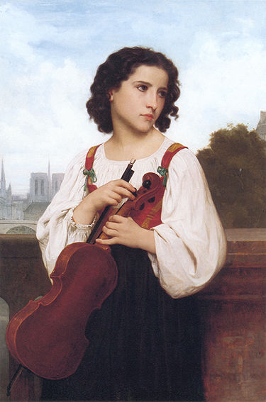 William-Adolphe Bouguereau Alone in the world 1867 Fine Art Print