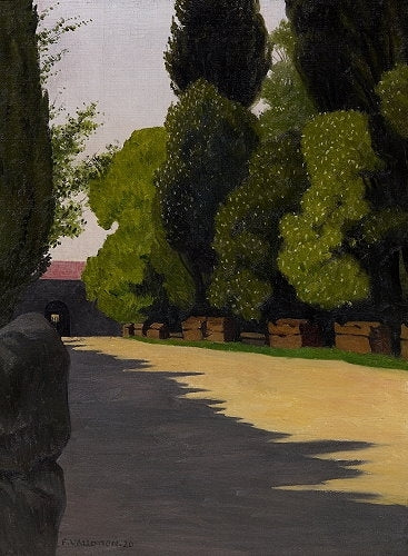 Felix Vallotton Alyscamps 1920 Fine Art Print
