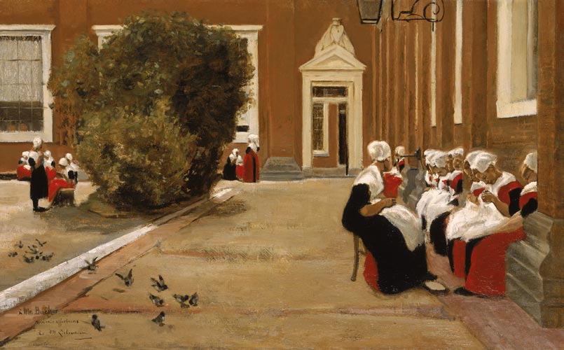 Max Liebermann Amsterdam Orphanage 1876 Fine Art Print