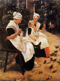 Max Liebermann Amsterdam Orphans in the Garden 1885 Fine Art Print