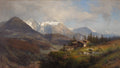 Hermann Ottomar Herzog An Alpine Village 1873 Fine Art Print