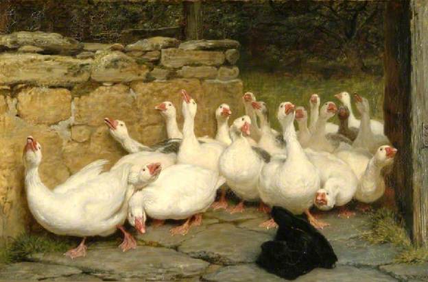 Briton Riviere An Anxious Moment 1878 Fine Art Print