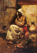 Joaquín Sorolla An Arab Examining a Pistol 1881 Fine Art Print