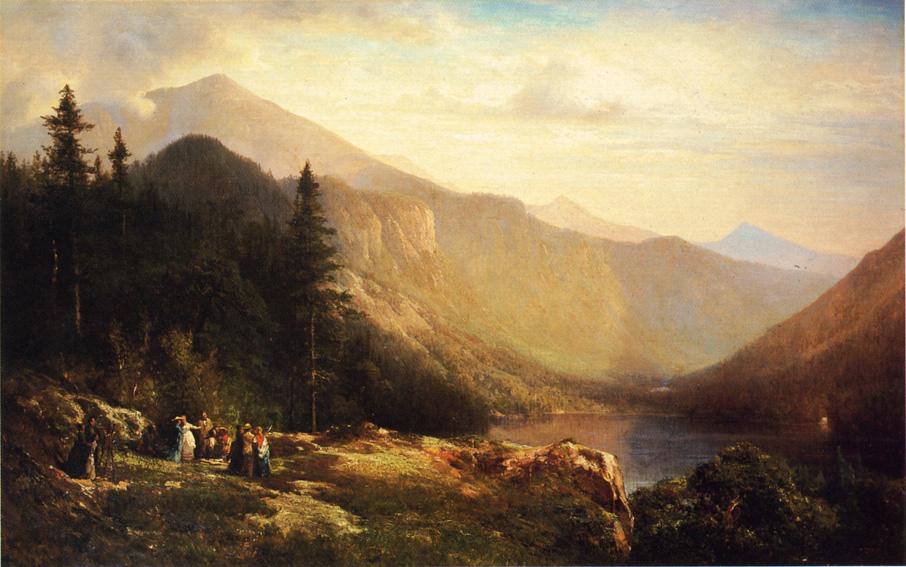 Thomas Hill An Artist's View of Mt. Lafayette 1871 Fine Art Print