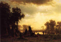Albert Bierstadt An Indian Encampment 1861 Fine Art Print