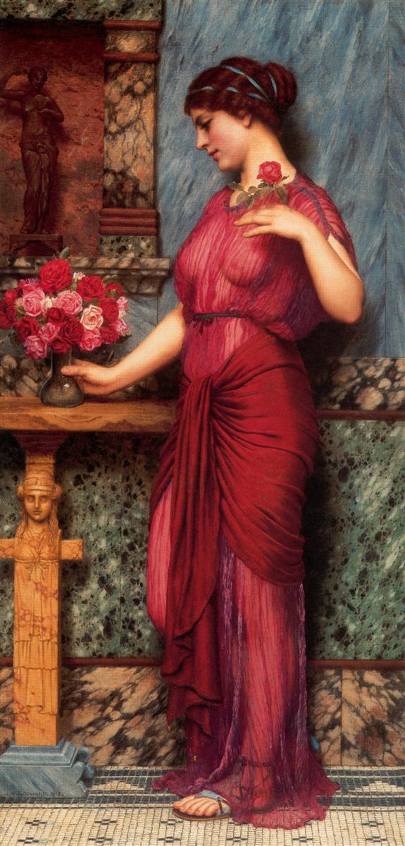 John William Godward An Offering to Venus 1912 Fine Art Print