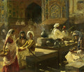 Edwin Lord Weeks An Open Air Kitchen, Lahore, India 1889 Fine Art Print