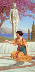 John William Godward Ancient Pastimes 1916 Fine Art Print