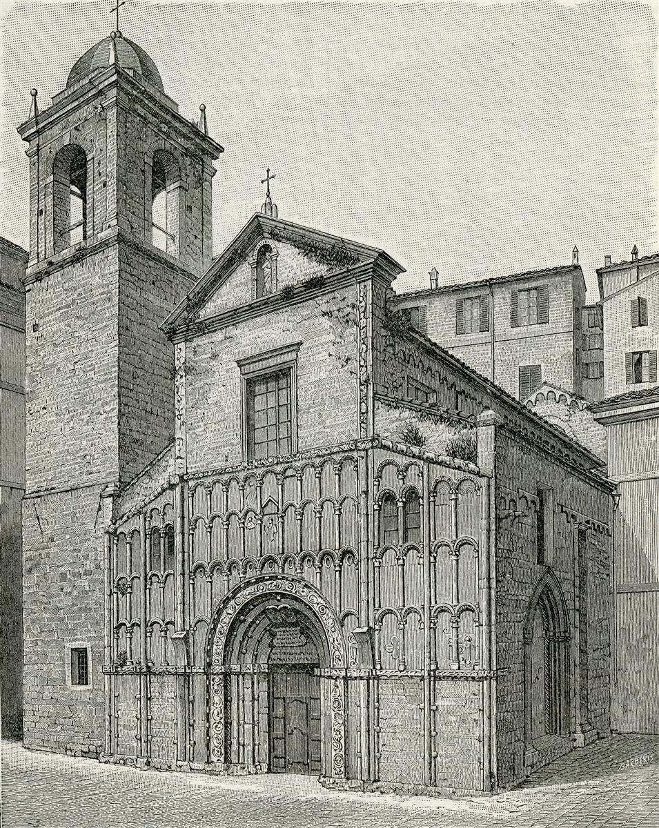 Giuseppe Barberis Chiesa Di Santa Maria Della Piazza 1898 Fine Art Print