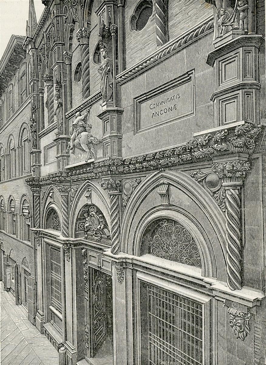 Giuseppe Barberis Loggia Dei Mercanti 1898 Fine Art Print