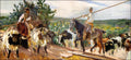Joaquín Sorolla Andalusia, The Round Up 1914 Fine Art Print