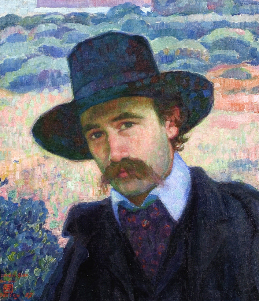Theo van Rysselberghe Andre Gide at Jersey 1907 Fine Art Print