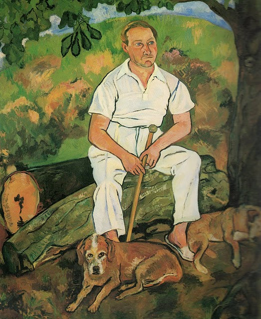 Suzanne Valadon Andre Utter and His Dogs 1932 Fine Art Print