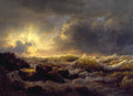 Andreas Achenbach It Clears up, Coast of Sicily 1847 Fine Art Print