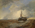 Andreas Achenbach Fischerboot in Seenot 1893 Fine Art Print