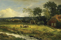 Andreas Achenbach Landscape in Hessen 1868 Fine Art Print