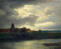 Andreas Achenbach Landscape with a River 1866 Fine Art Print