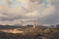 Andreas Achenbach Landscape with Rune Stone 1841 Fine Art Print