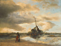 Andreas Achenbach The Return of the Shrimp Fishermen 1863 Fine Art Print
