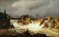 Andreas Achenbach Trollhättefallen 1836 Fine Art Print