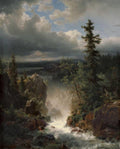 Andreas Achenbach Torrent 1862 Fine Art Print