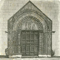 Giuseppe Barberis Porta Della Chiesa Di Sant’agostino 1898 Fine Art Print