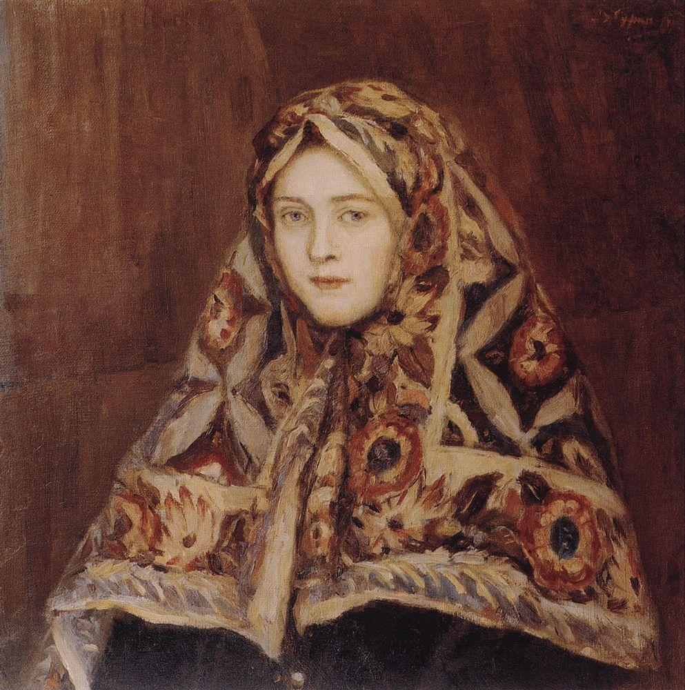 Vasily Surikov Anfisa 1905 Fine Art Print