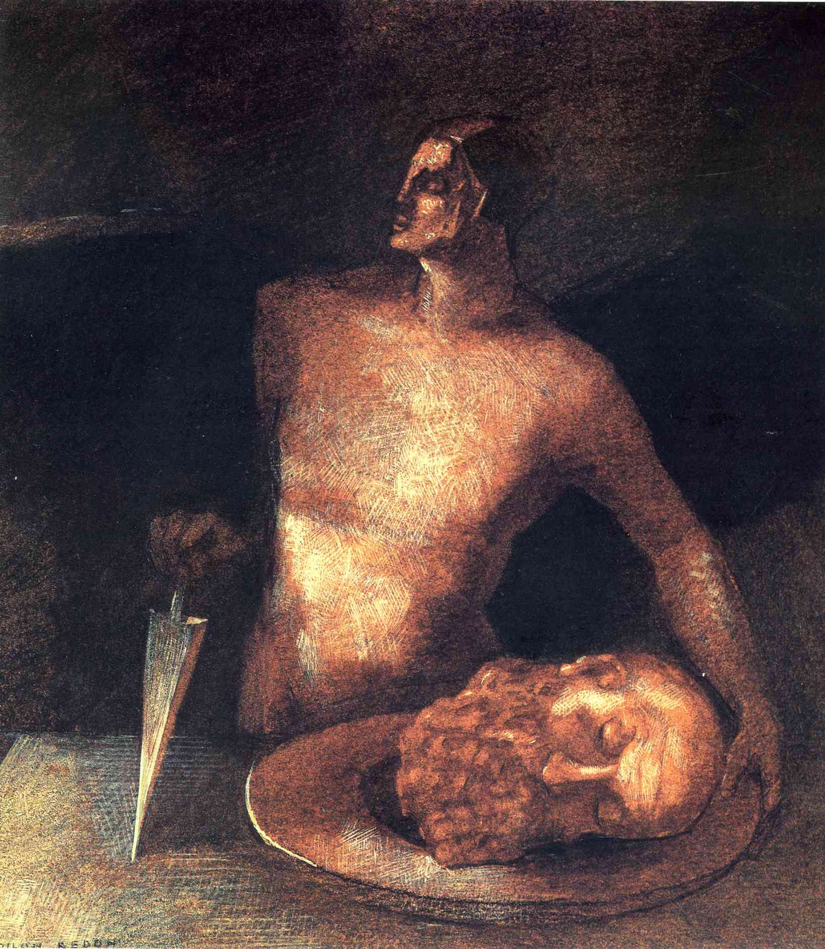 Odilon Redon Angel Executions 1890 Fine Art Print