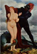 Arnold Böcklin Angelika, Guarded by a Dragon 1880 Fine Art Print