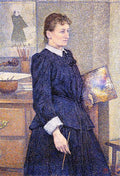 Theo van Rysselberghe Anna Boch in Her Studio 1893 Fine Art Print