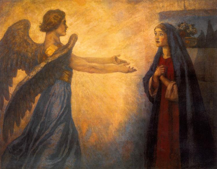 Vasily Surikov Annunciation 1914 Fine Art Print