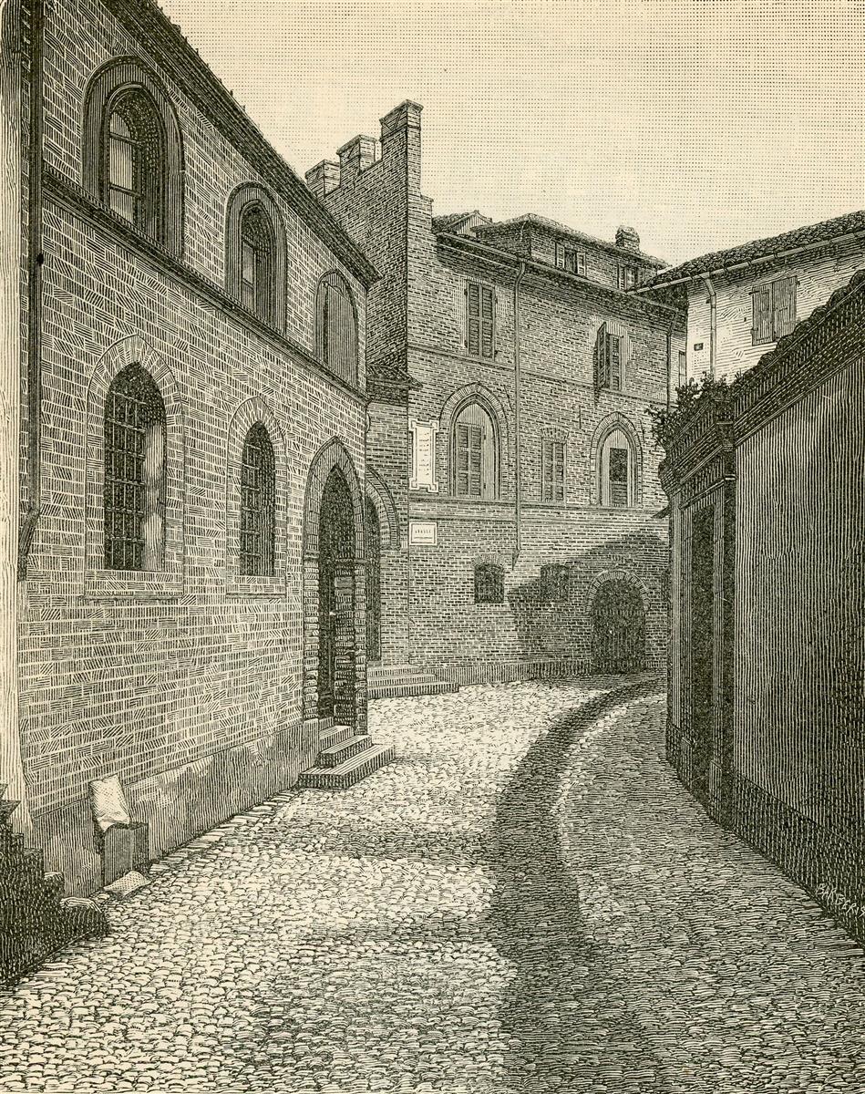 Giuseppe Barberis Antico Palazzo Dei Principi D’acaja in Pinerolo, Visto Da Sud-est 1890 Fine Art Print